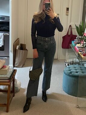 SLVRLAKE Frankie Double Yoke Jeans in Born to Run